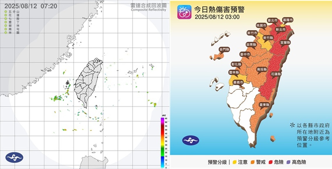 暴風雨前寧靜!週二全台水氣略增 防午後雷陣雨