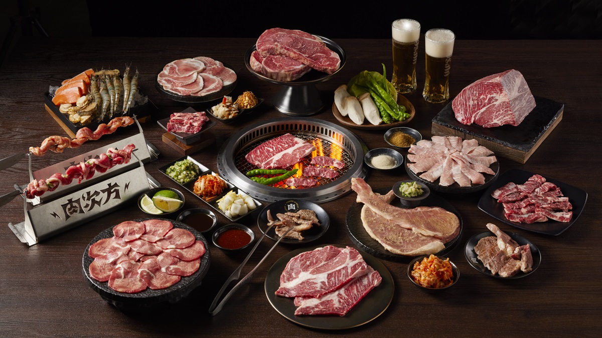 「肉次方」套餐598元起，全價位帶都能享用豐盛自助吧，是許多人的聚餐首選。
