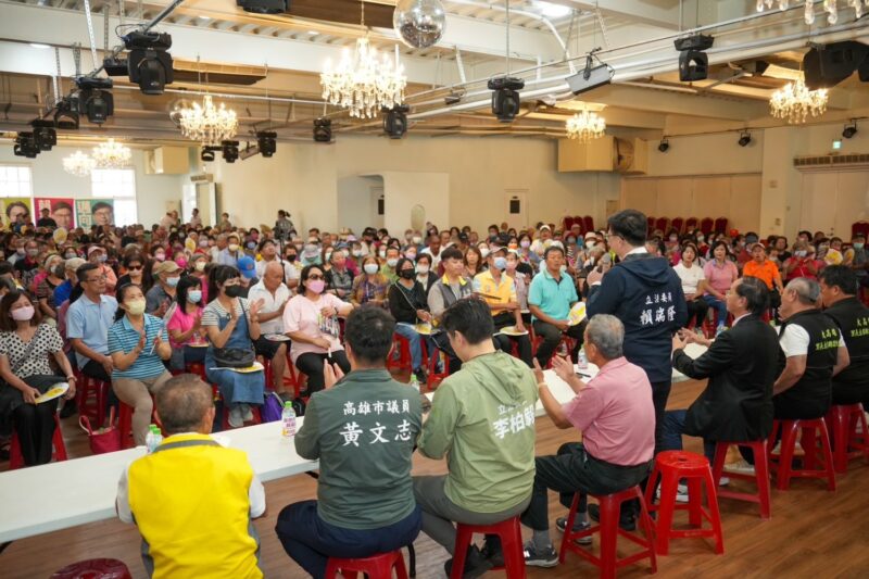 王瑞德12度南下力挺賴瑞隆　楠梓之友會超過五百位鄉親到場 盼延續高雄進步動能