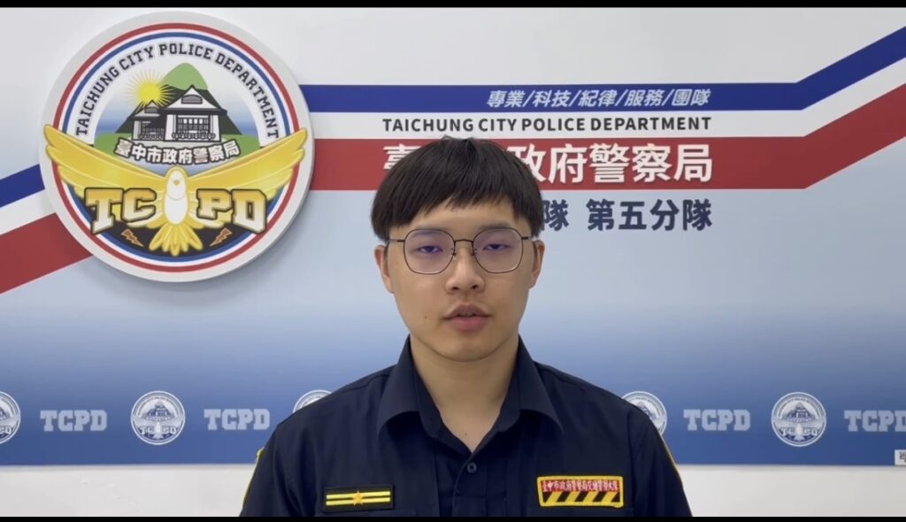 臺中市政府警察局第五分局於北屯區崇德六路發生死亡車禍，黃姓駕駛肇事後離場遭警方鎖定追緝。警方強調交通事故發生後，駕駛人應立即報警與協助救護，並提醒肇事逃逸將面臨更重刑責，呼籲民眾遵守交通規則，保障行車安全。