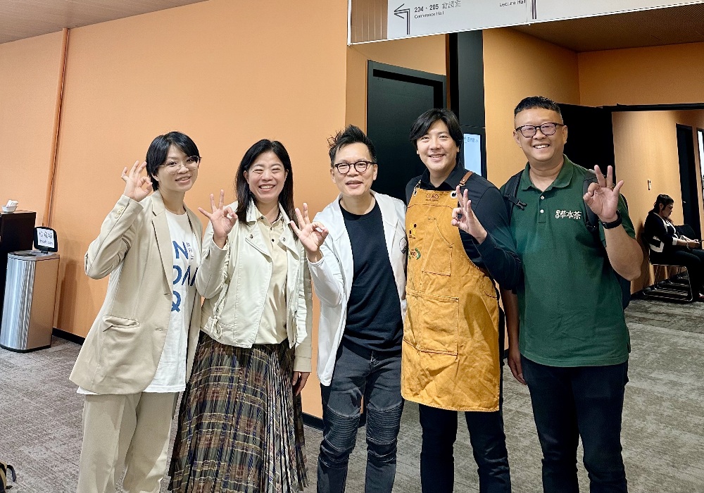 台灣之光張維欣化身風味詩人 助力「台灣風味聯盟」走向國際舞台 2 ▲品牌總監 袁世文(中)推動成立TFC台灣風味聯盟。(圖/TFC台灣風味聯盟提供)