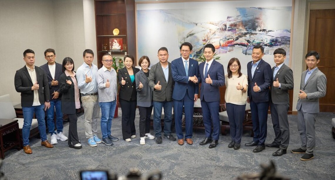 民眾黨主席偕議會黨團來訪 蔣萬安:支持核三延役