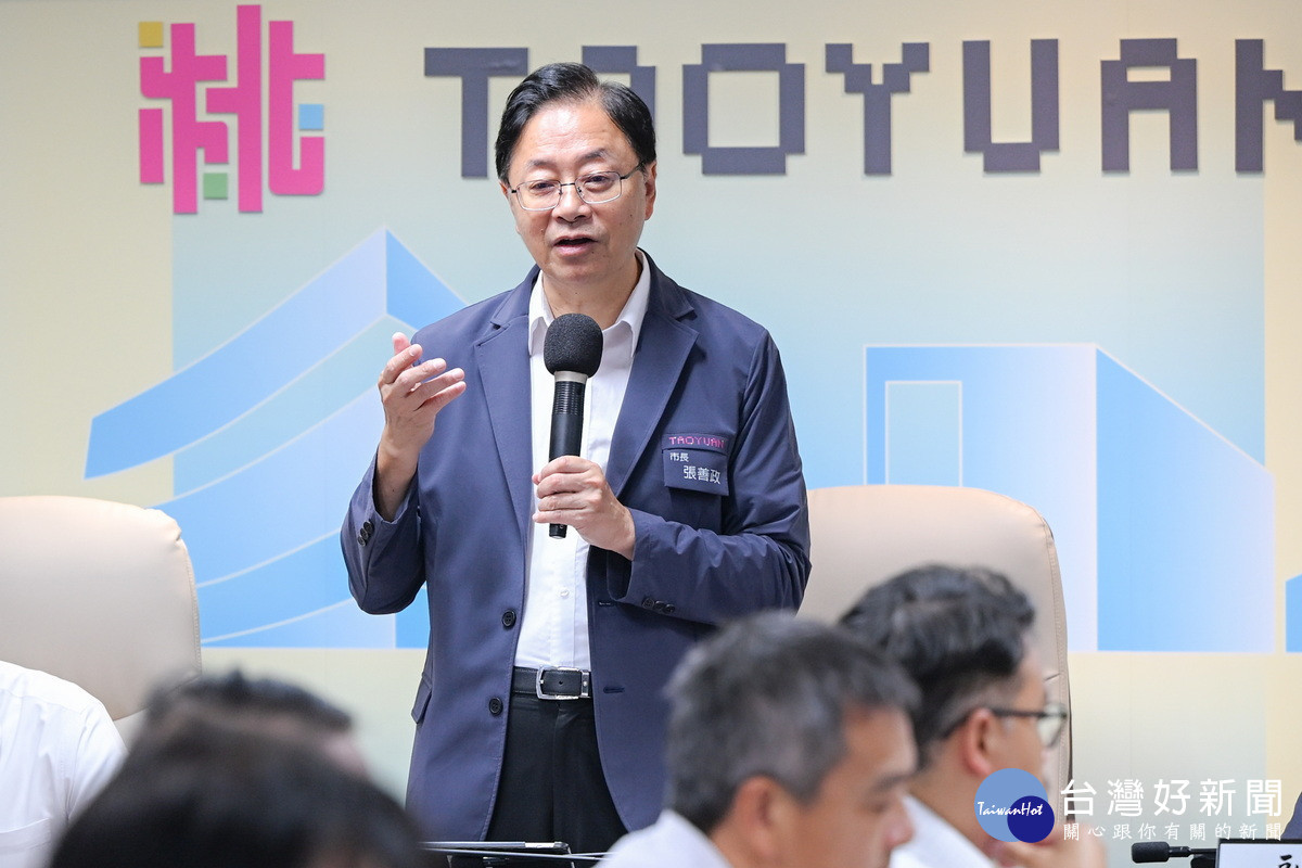 桃園市長張善政。<br /><br /> 