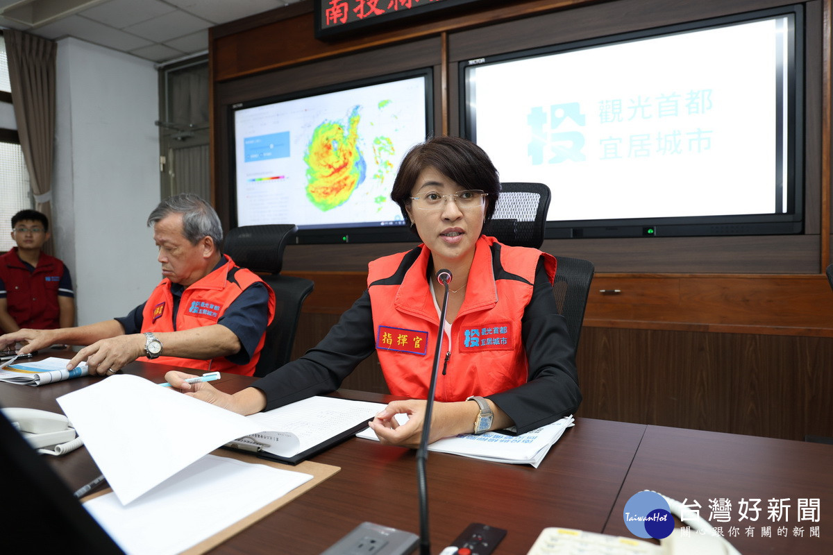 許縣長提醒大家勿掉以輕心仍有大雨發生機率。(縣府提供)