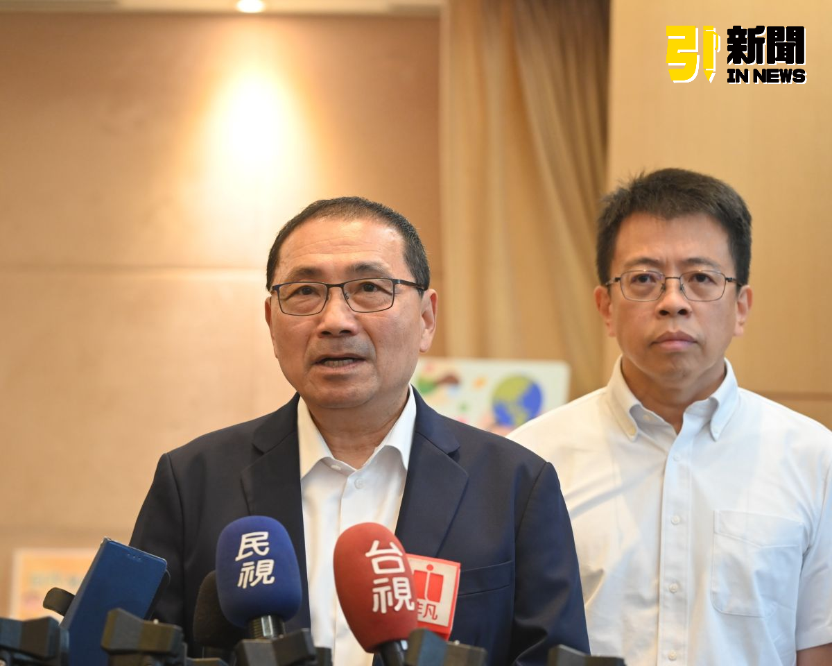 圖/針對「台美對等關稅的議題」,新北市長侯友宜受訪時直言,「不要口號、不要擠壓式的說明」。(記者陳志仁攝,2025.08.13)