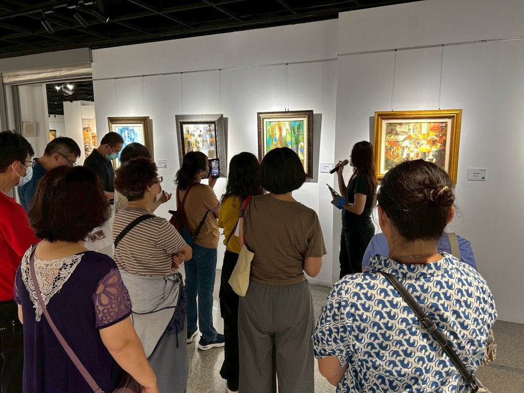 彰化生活美學館展出陳民芳《續寫,畫語》西畫個展