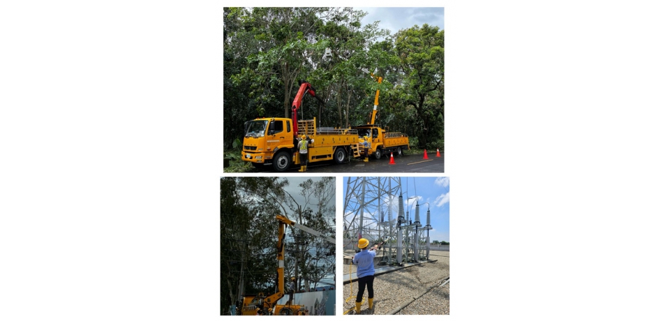 楊柳颱風逼進 台電雲林區處全力戒備應戰