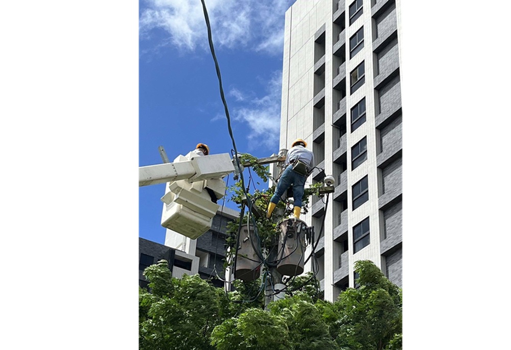 楊柳颱風外圍環流 桃園新北地區近千戶停電 235 cnews204250813a12