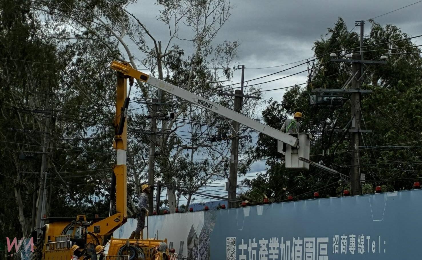 楊柳颱風襲雲林八千戶停電 台電連夜搶修今晚11時前修復 - https://www.watchmedia01.com
