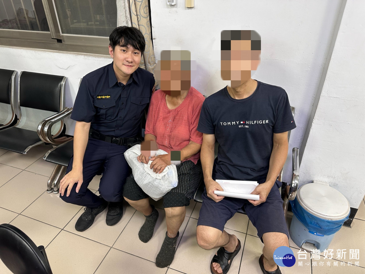 失智老嫗清晨迷途至深夜，壢警團隊合作共築安全網 。 　　