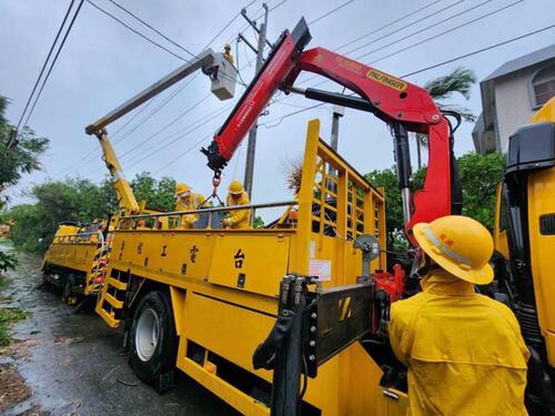 楊柳颱風致溪北地區停電近3萬戶