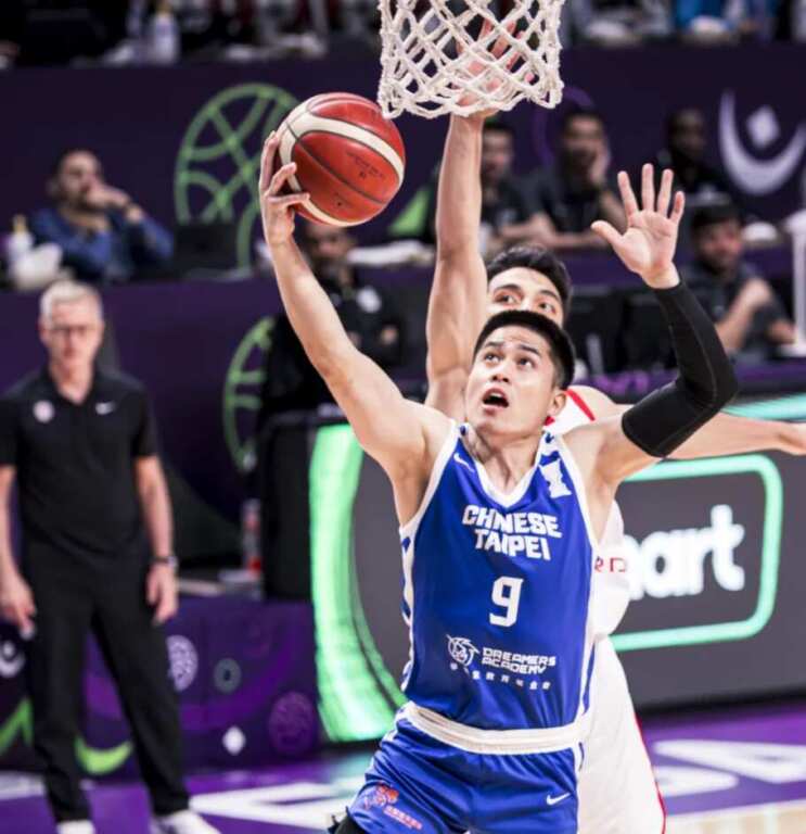 中華男籃隊打出吉達亞洲盃最大意外,排名第6。 (FIBA提供)