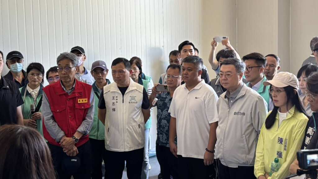 ▲行政院長勘災。