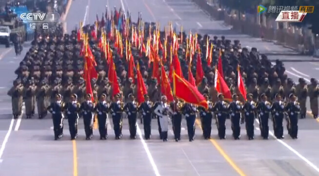 ▲中共九三大閱兵觸動台灣敏感神經