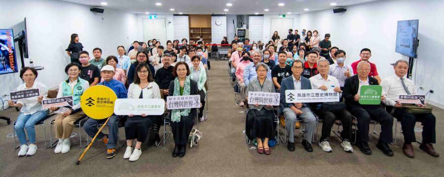 ▲高史博、高市圖終戰八十紀念紀念焦點論壇暨文學沙龍以歷史與文學對話戰爭記憶。