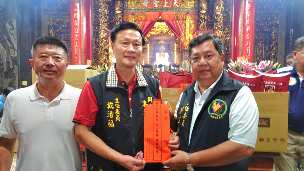 ▲宗教盛事來襲!三山媽祖邀白沙屯媽祖共辦岡山遶境。