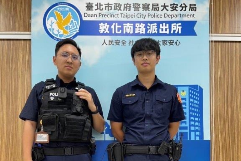 失智老人自行外出卻遺忘住址 大安警暖心協助送返家 1 MEITU 20250816 095142001