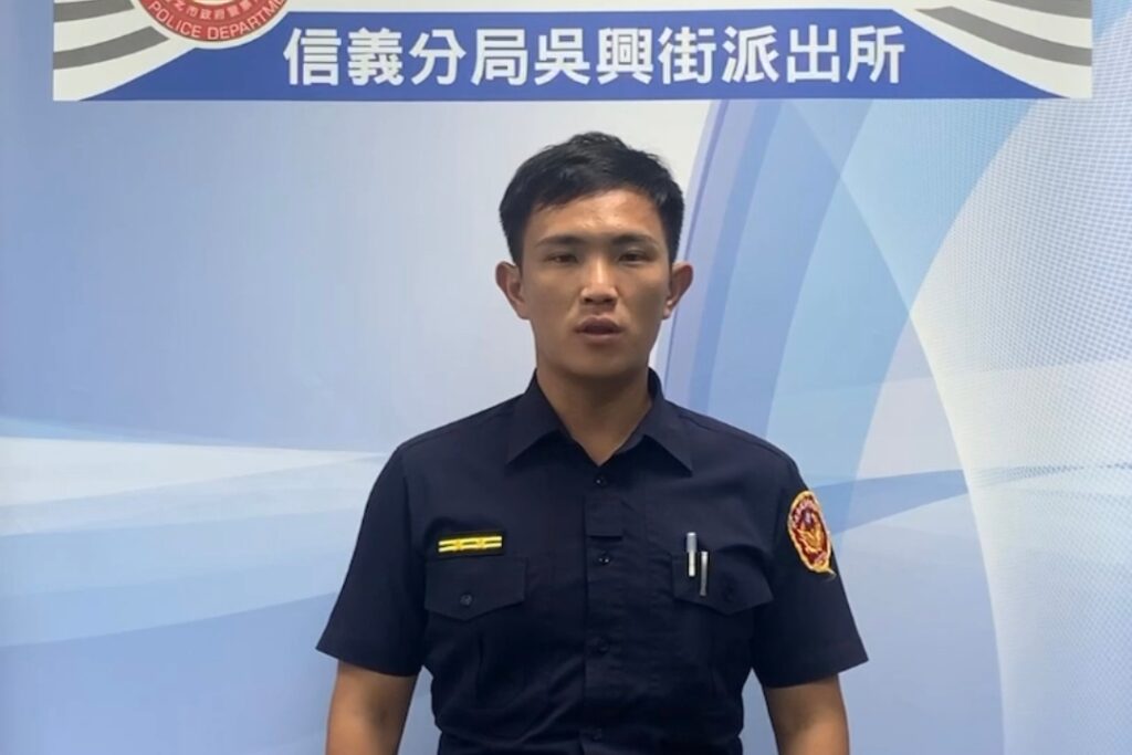 違規騎士謊報證件 信義警機警巧逮通緝犯 1 MEITU 20250816 093612070