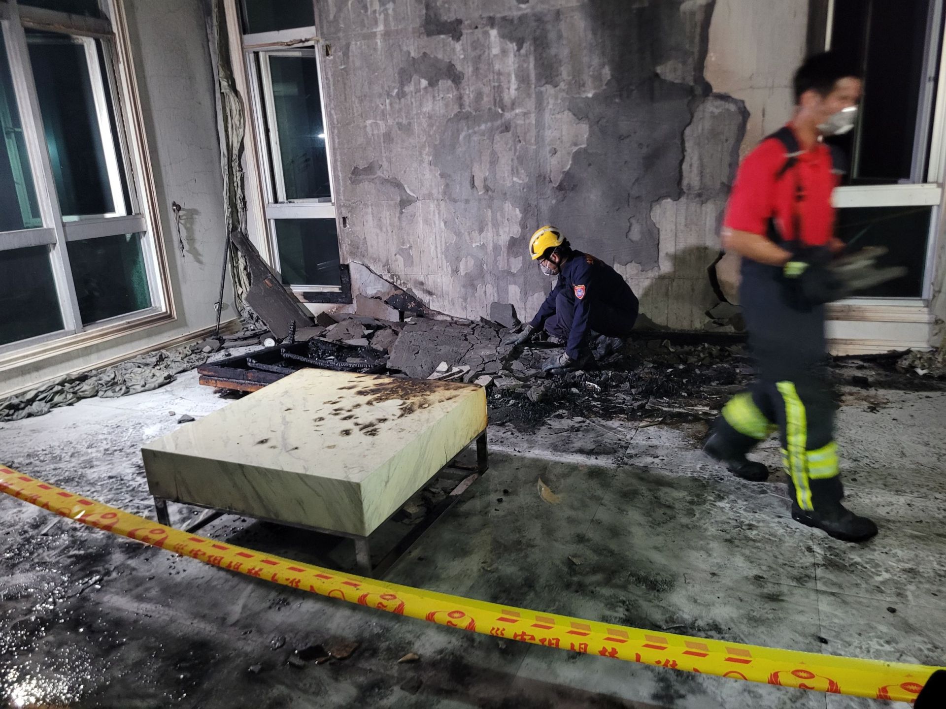 ▲宜蘭火警,婦人死亡。(翻攝畫面)