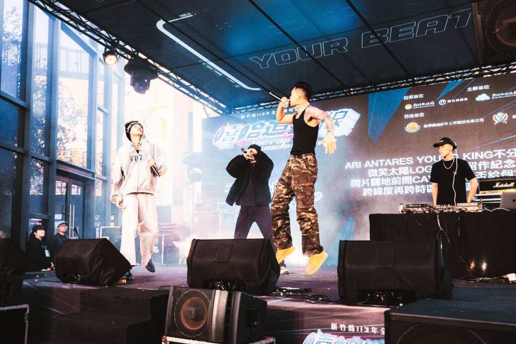 ▲新竹縣「全國嘻哈擂台賽」去年決賽現場。