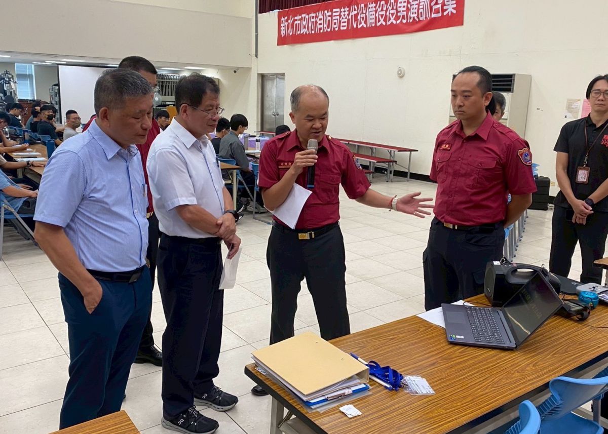 圖/新北市政府消防局第二大隊從今(18)日起至20日,舉辦為期三天的「114年度替代役備役役男防災救護組」召集訓練。(新北市政府消防局提供)