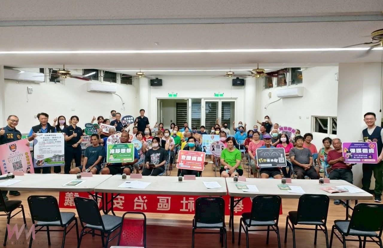 飛沙派出所辦安全講座 三大主題守護社區安心生活 - https://www.watchmedia01.com