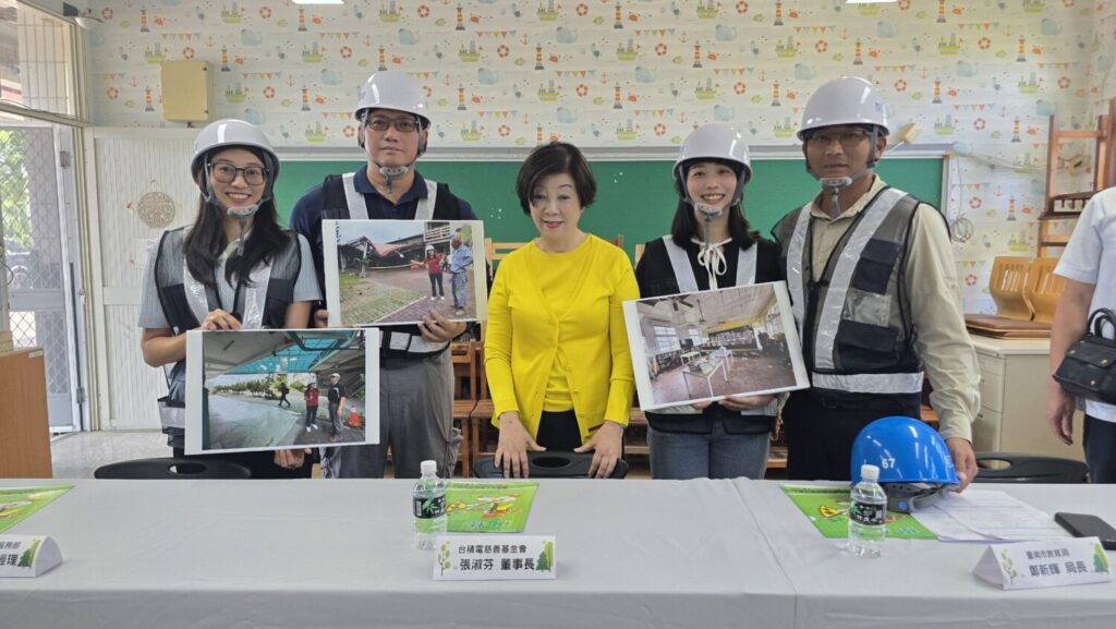 台積電施工團隊在三周之內,克服困難完成任務。(圖/台積電慈善基金會 提供)