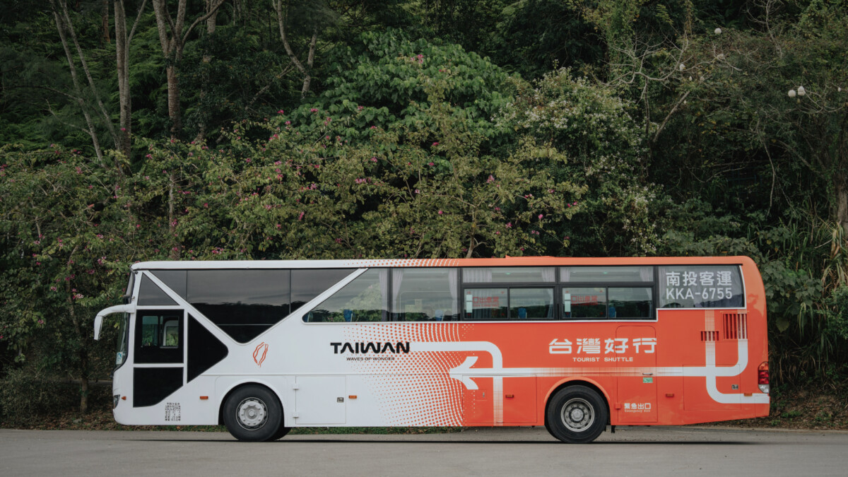 ▲台灣好行車體塗裝加強辨識度與方向感。