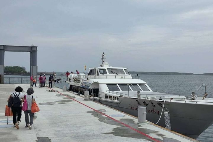安平馬公觀光船——馬公港碼頭。 圖:台南市政府觀光旅遊局/提供
