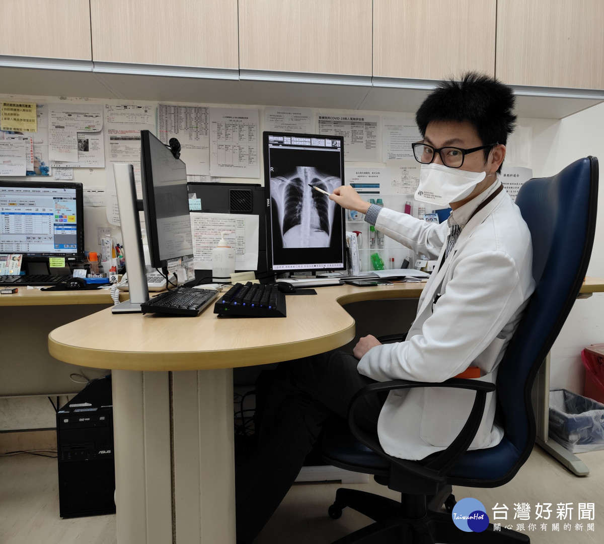 臺北榮民總醫院新竹分院胸腔內科邱華彥主任。