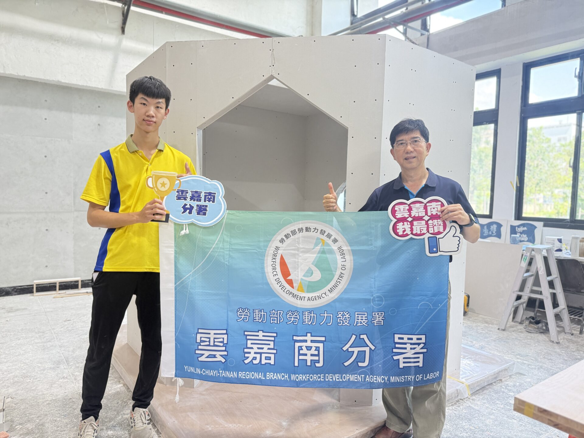 2025亞洲技能競賽11月登場　南分署粉刷職手劉宇恩蓄勢備戰