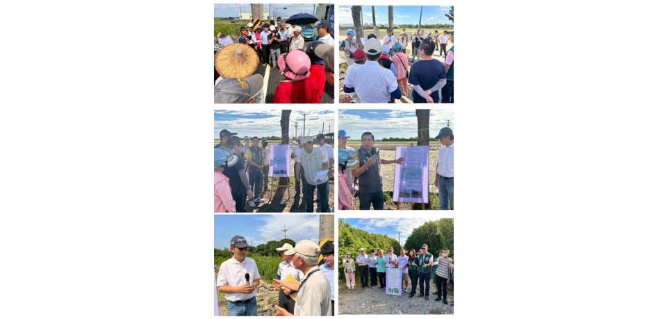 立委劉建國邀集農水署會勘九條農水路 爭取逾三千萬經費改善農民基礎建設