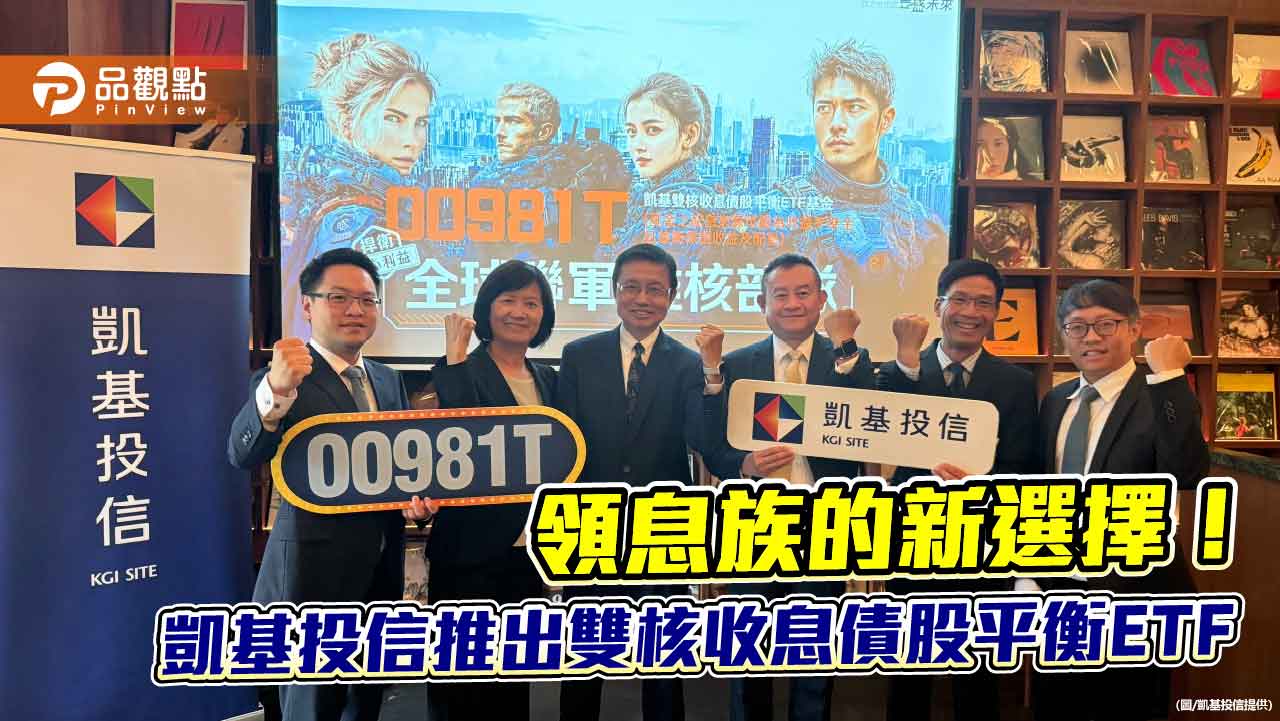 台股25大企業+全球BBB級債!00981T幫你混搭 領息新選擇