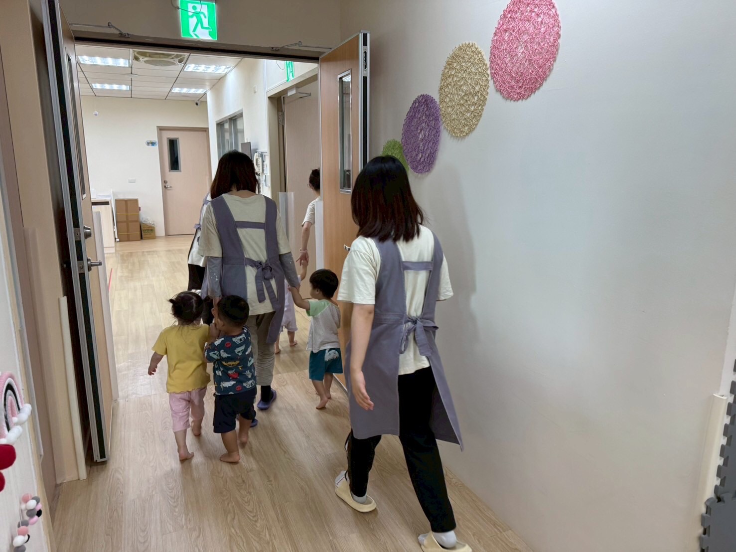桃消復旦分隊前進托嬰中心 火警演練迅速疏散幼童 S 18219185 0