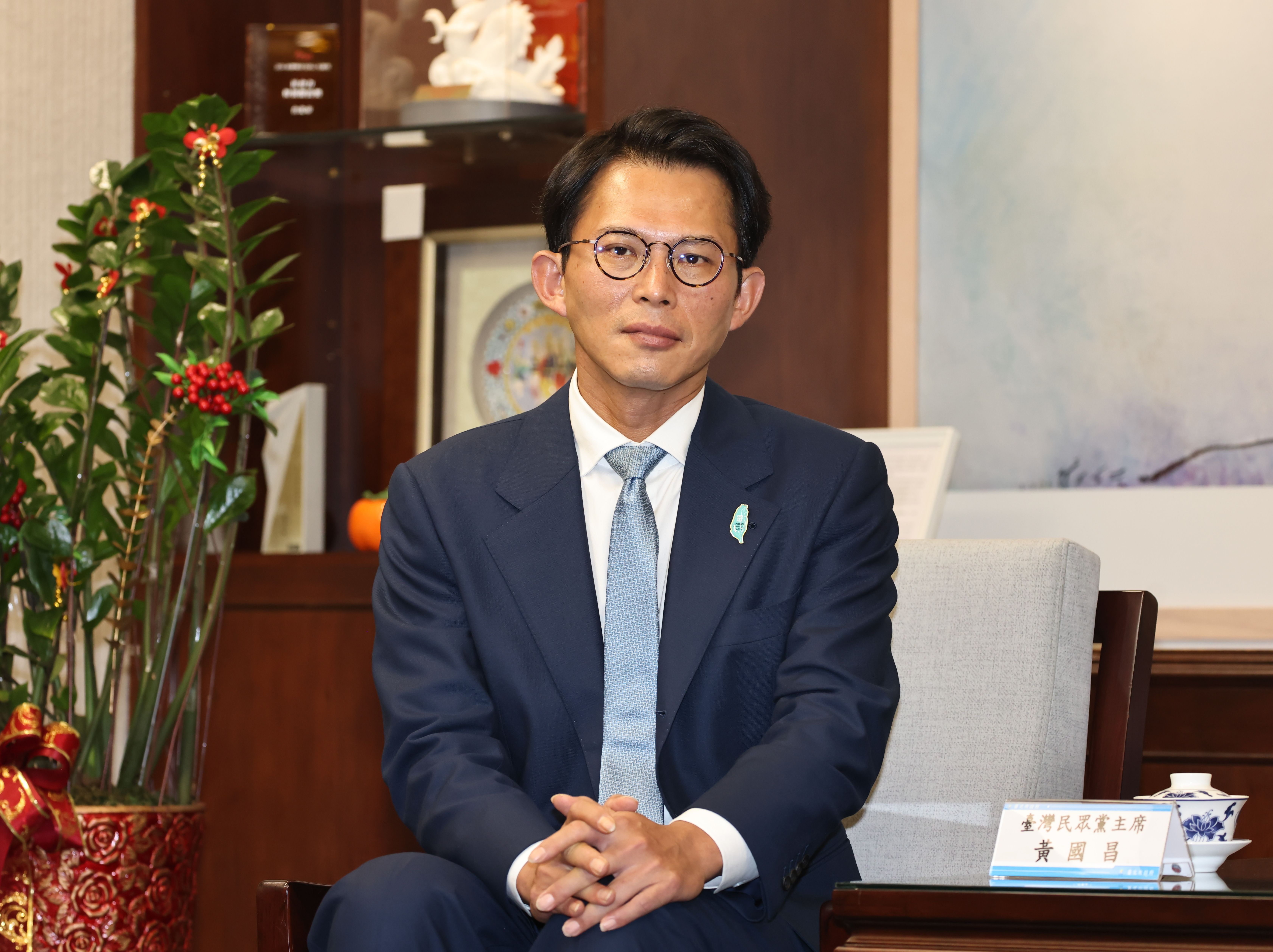黃國昌遭爆小兒子是美國籍。資料照片/林啟弘攝