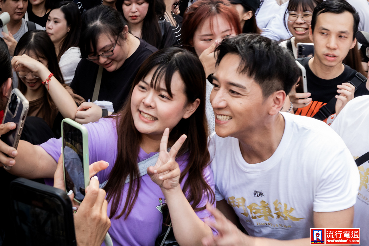 電影男神軍團鄭人碩、黃尚禾、張再興、唐振剛、吳震亞、黃冠智熱力掃街 粉絲簇擁尖叫聲不斷
