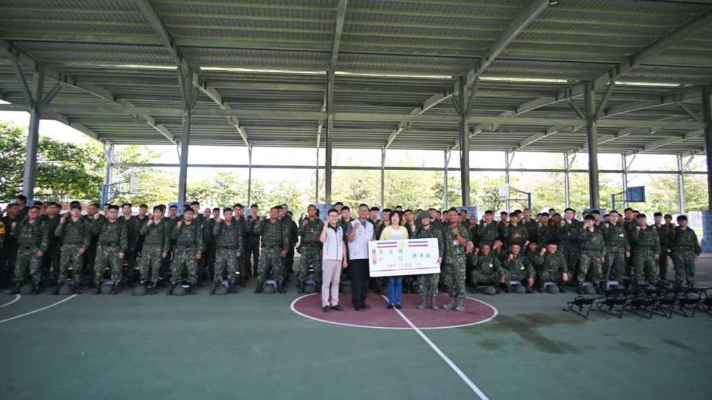 ▲臺東縣後備旅辦理114年臺東縣後備軍人教育召集訓練勞軍活動。
