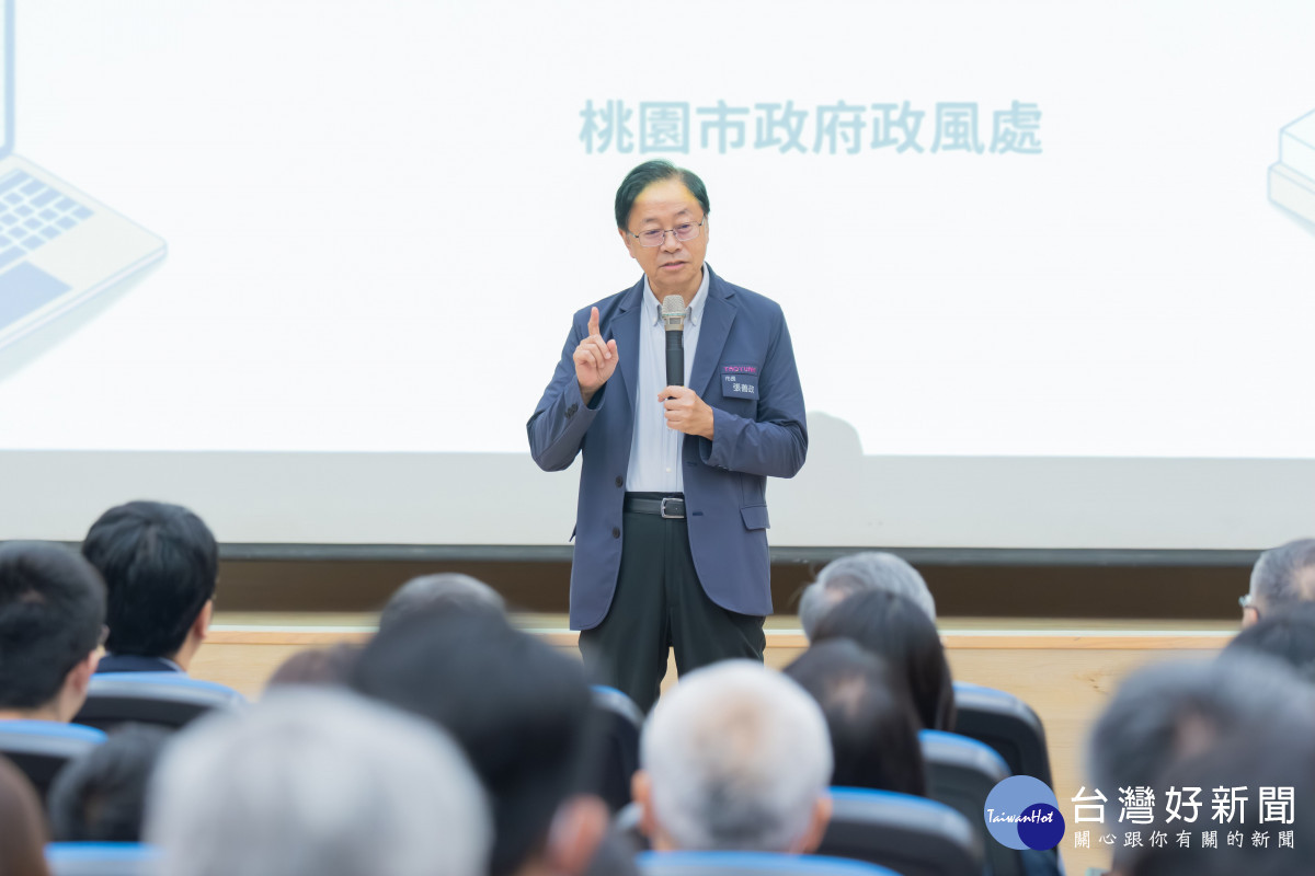 張市長致詞。<br /><br /> <br /><br />