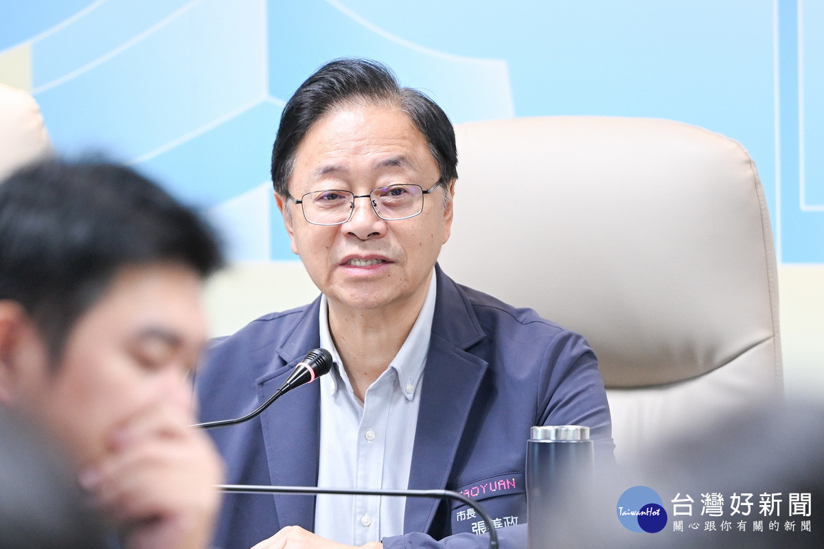 桃園市長張善政。<br /><br />