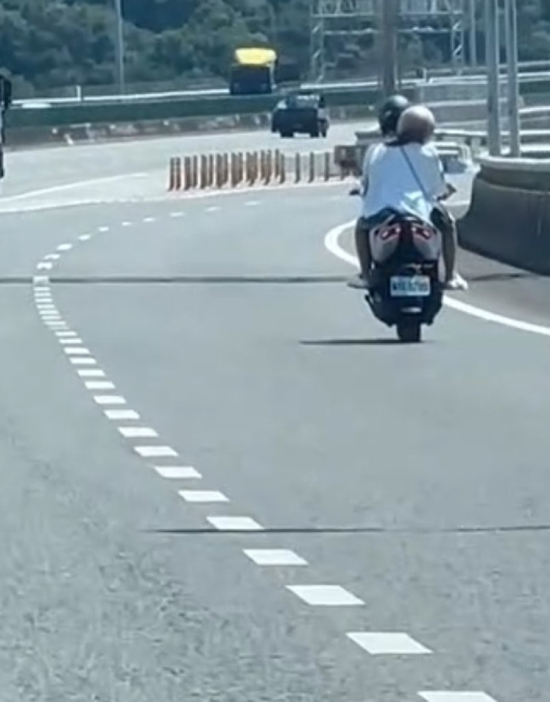 雙載機車誤闖國道3號外埔路段 警方:最高可罰6000元
