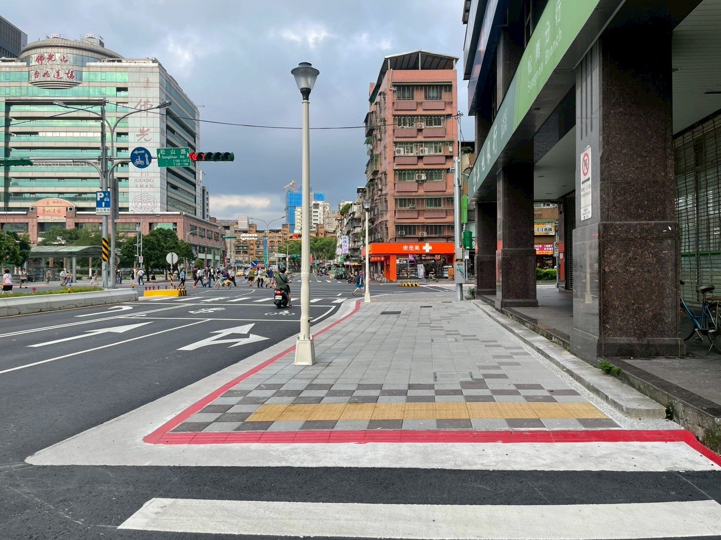 北市松隆路人行環境改善完成　宜行都市目標再往前一步