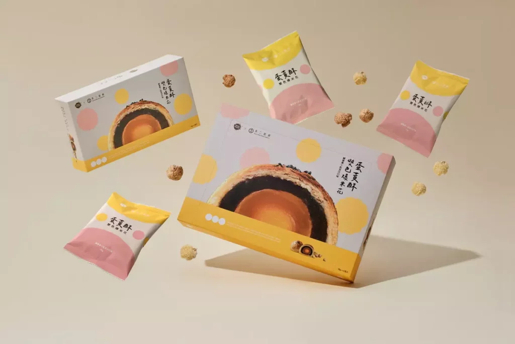 星球工坊x不二糕餅-蛋黃酥雙色爆米花(3入/6入盒裝)