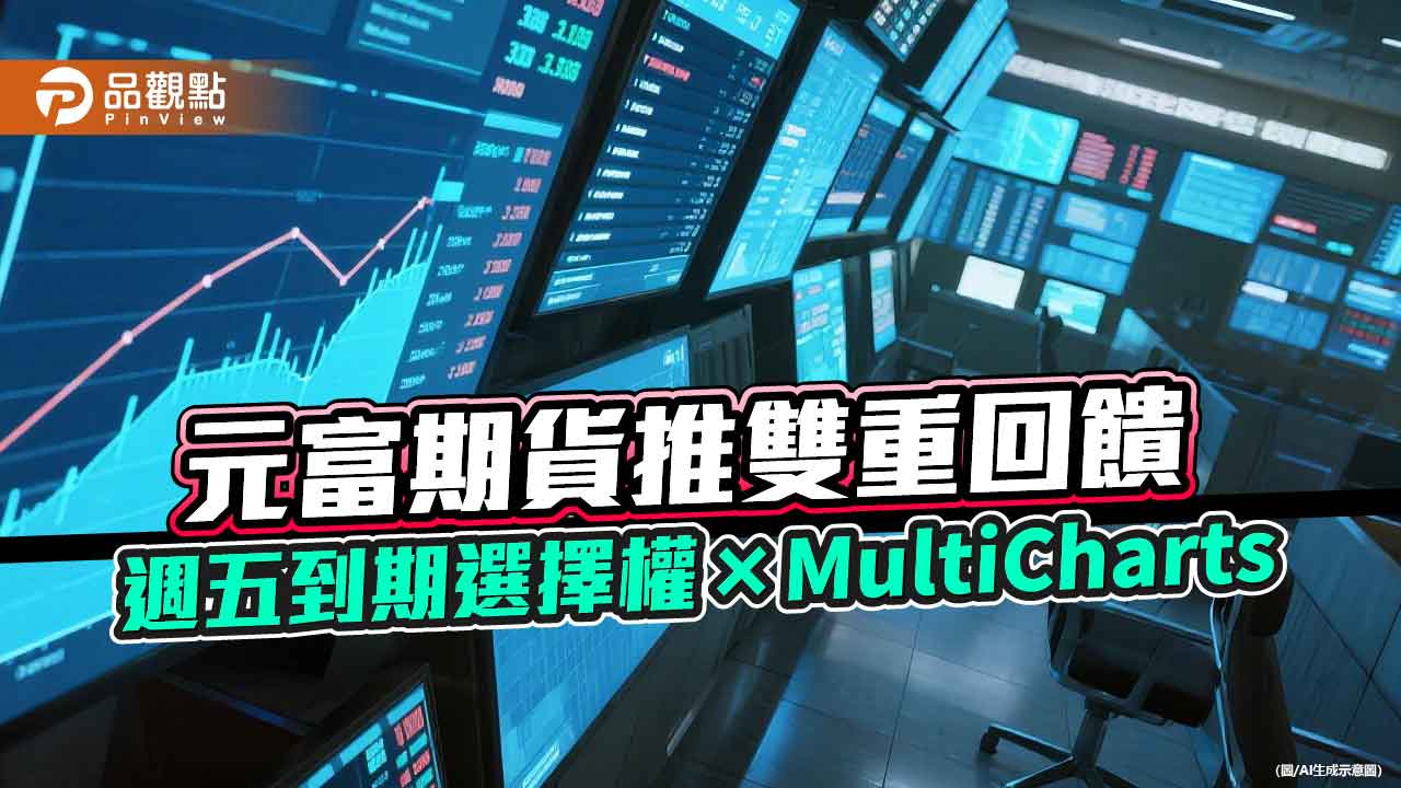 元富期貨放送!週五到期選擇權下單 週週送回饋金