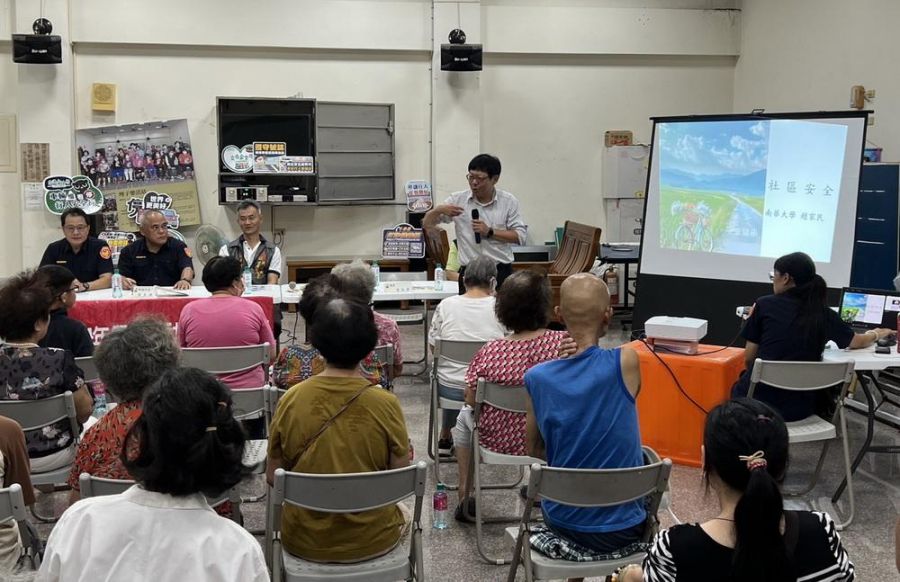 民雄分局埤頭派出所召開埤子社區治安會議