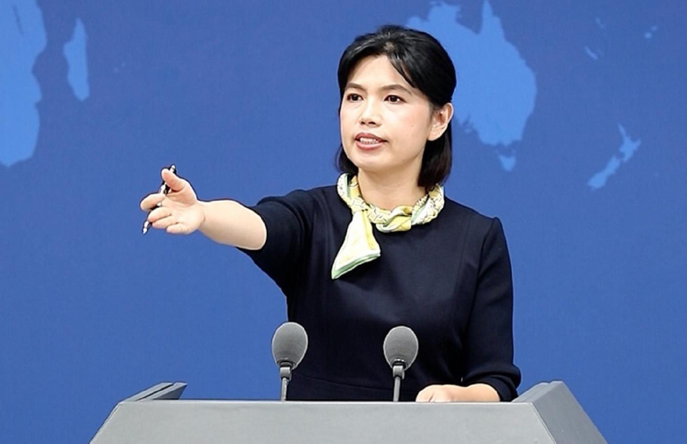 中國台辦發言人朱鳳蓮評論,民進黨不得人心。翻攝中國台辦官網