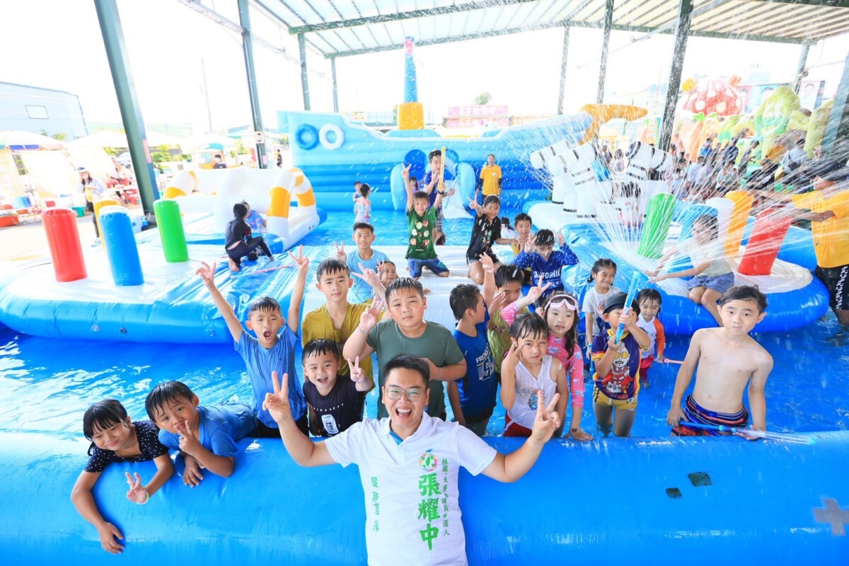 張耀中深耕地方提親子政見　規劃打造林園專屬遊戲場