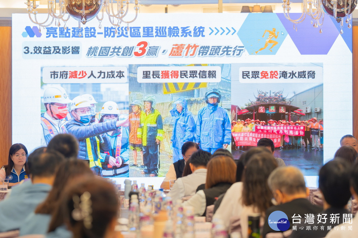 「114年桃園市市長訪視基層蘆竹區座談會」。<br /><br /> 