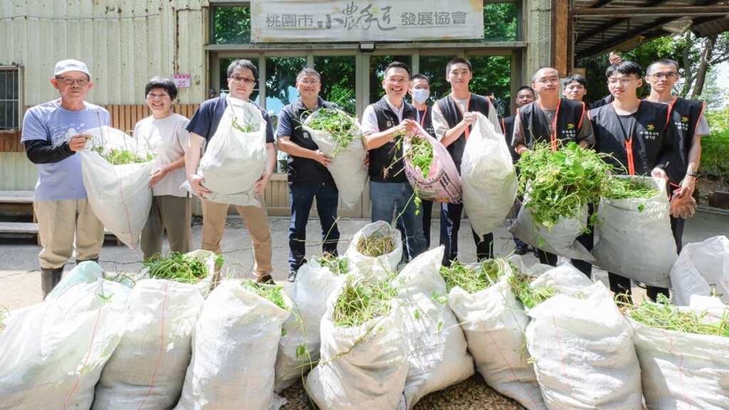 ▲桃園市副市長蘇俊賓今日上午前往中壢區，出席桃園市政府農業局「小花蔓澤蘭外來種清除宣導活動」。