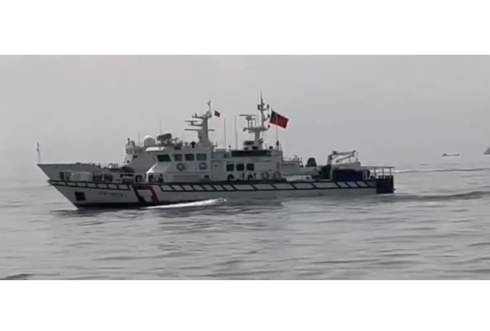 侵擾不止 中國海警船2日4度編隊進入金門水域 200 cnews204250825a12