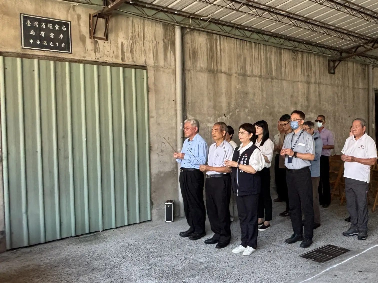 中市西屯一號穀倉開工祈福 歷史建築迎來新生命